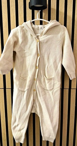 Baby strick strampler gr - h&m,