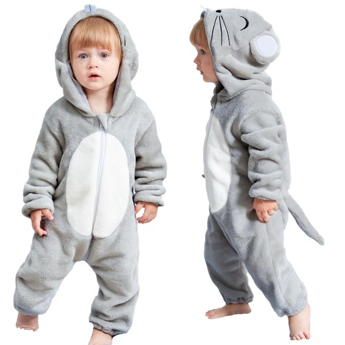 Baby strampler flanell overall - flanell,