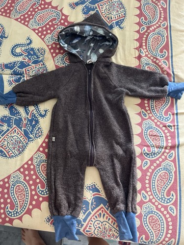 Baby unisex fleece strampler - unisex,